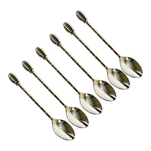 Charger l'image dans la galerie, Cuillère moka grain de café boîte - lot de 6