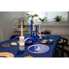 Charger l'image dans la galerie, Chandelier bleu grand modèle h41cm