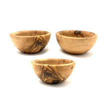 Charger l'image dans la galerie, Bol à tapas rond Ø 12 cm bois d'olivier
