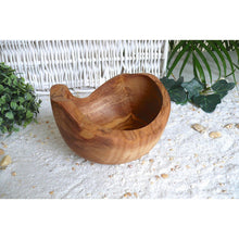 Charger l'image dans la galerie, Bol à goûter RUSTIC rond (Ø env. 14 cm) en bois d'olivier

