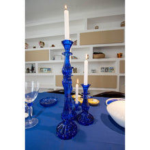 Charger l'image dans la galerie, Chandelier bleu grand modèle h41cm
